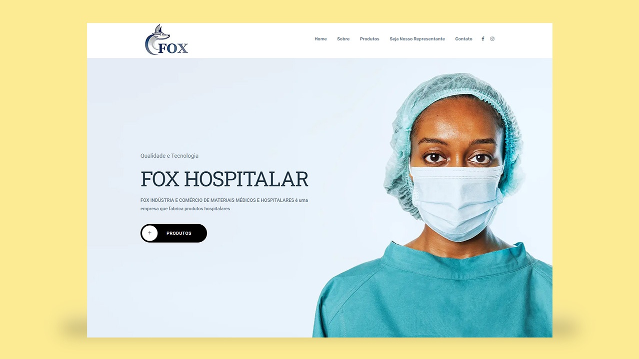 Website Fox Hospitalar